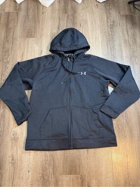 LG Men’s Black Full-Zip Performance Hoodie Jacket